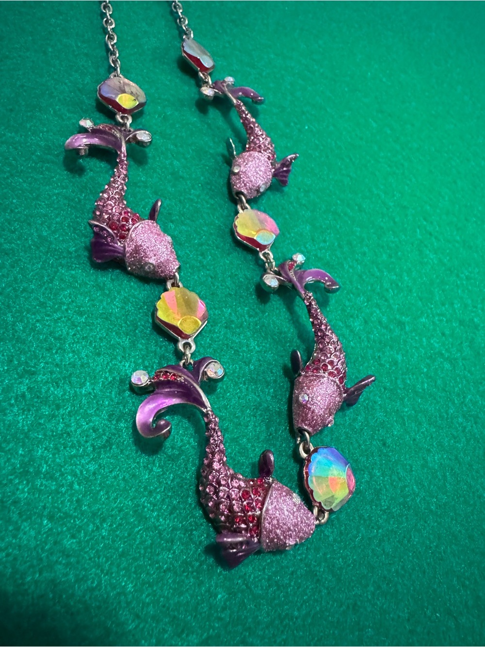 Betsey Johnson Koi Fish Statement Necklace